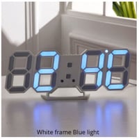 【大人気】掛け時計 デジタル LED 置時計 壁掛け時計 アラーム 日付 温度 3段階明るさ調整付き モダン おすすめ おしゃれ 4色展開