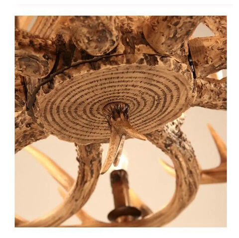 北欧スタイル 鹿角デザイン LEDシャンデリア 照明器具 吊り下げライト