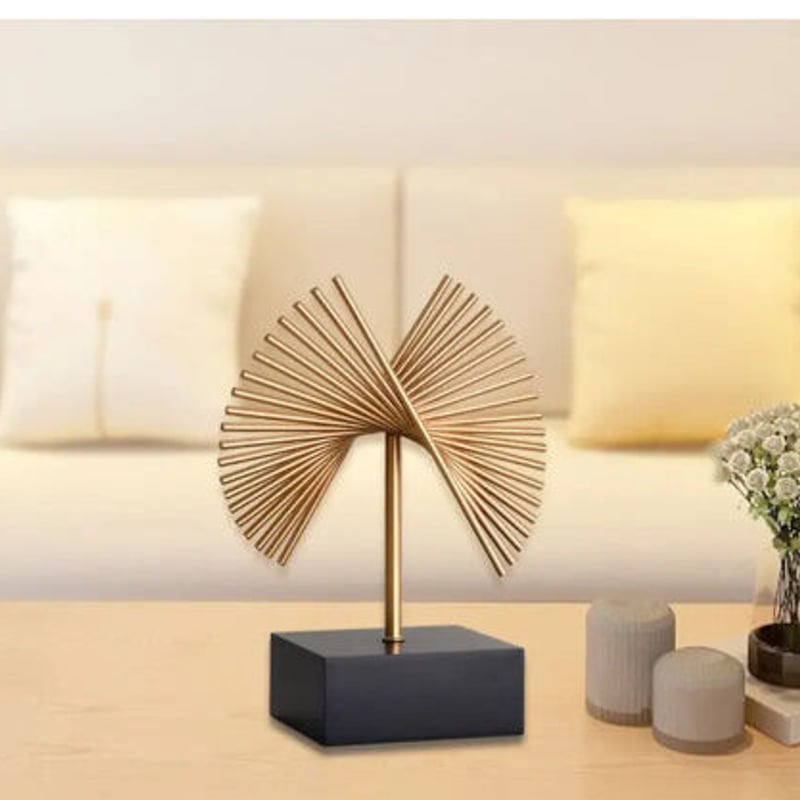 オブジェ】 置物 北欧インテリア 装飾品 27cm アート 金色 飾り オブジェ】 置物 北欧インテリア 装飾品 27cm アート 金色 飾り