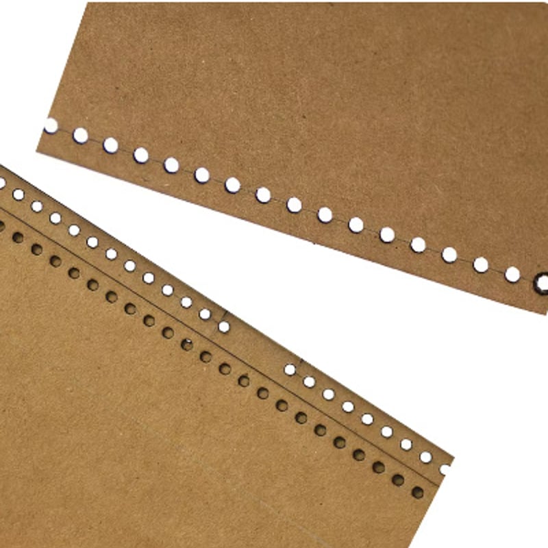 レザークラフト パターン ハンドメイド クラフト紙 テンプレート 内