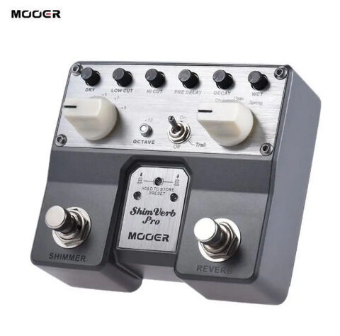 MOOER ShimVerb デジタル エフェクト ギター ペダル フットスイッチ