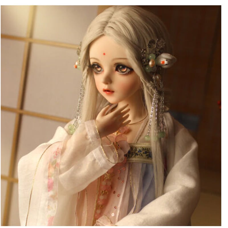 モモカラー limited 球体関節人形 新品 BJD用ウィッグ SD/MSD/YSDサイズ 和風 オーダー ドール用