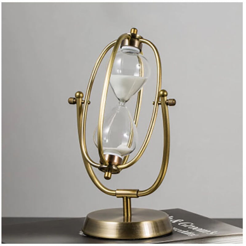 オブジェ】 ヨーロッパスタイル 60分 砂時計 タイマー レトロ