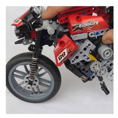 レゴ互換 テクニック モーターバイク 378ピース LEGO互換品 おもちゃ ホビー