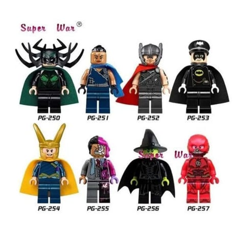 LEGO風 レゴ互換 アベンジャーズ 8体セット 15パターンから選択可能 アメコミ マーベル