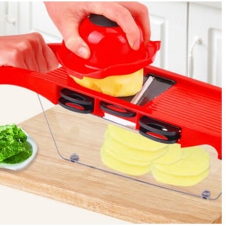 スライサー おすすめ 野菜カッター 手動 多機能 ポテトチップス 千切り みじん切り 薄切り ステンレス シュレッダー 野菜 洗いやすい 簡単 人気 家庭用 業務用にも 選べる4色