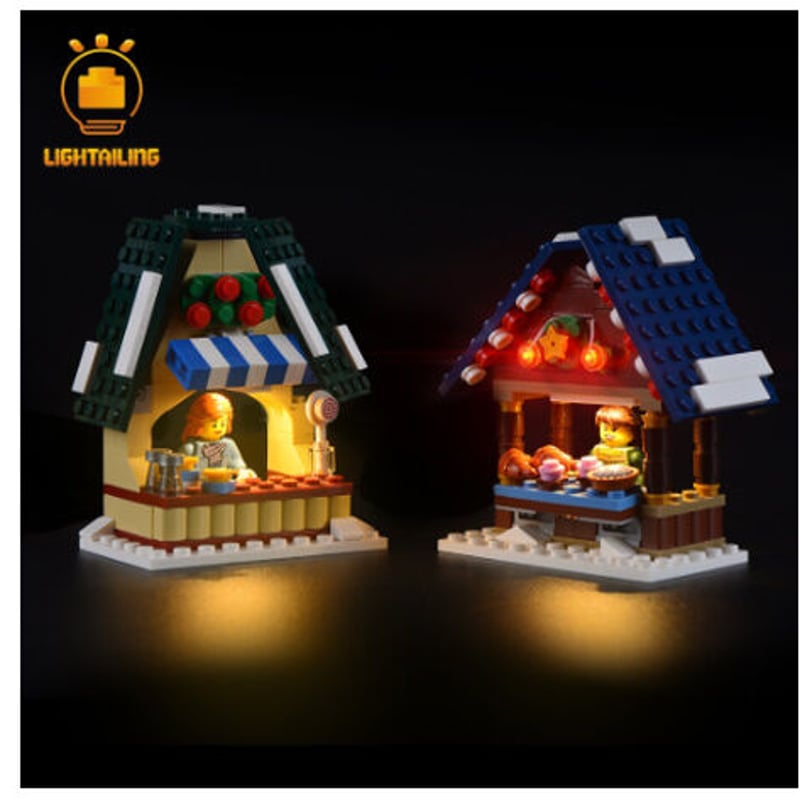 レゴ 10235 ウインタービレッジマーケット 互換 LEDライトキット 