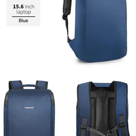 海外ブランド TIGERNU 高品質 防水 旅行 大容量 15.6 インチ ファッション バックパック