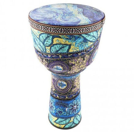 ブルー アフリカ 民族楽器 ジャンベ | World Planet Market
