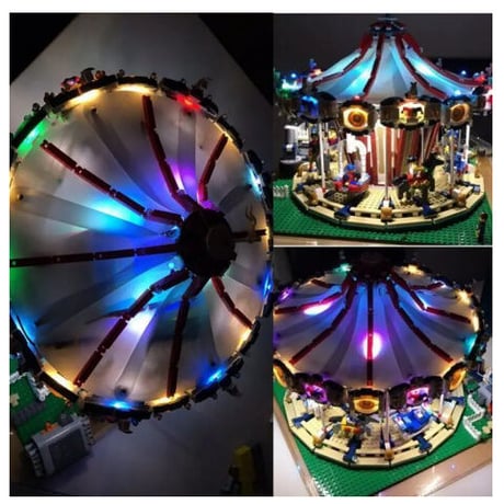 LEGO レゴ クリエイター 10196 互換 メリーゴーランド LED ライト キット ホビー コレクション