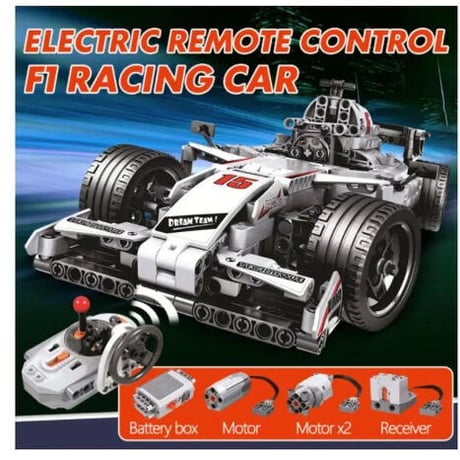 LEGO レゴ互換 テクニック F1 レーシングカー RC ラジコン ステアリング 729ピース LEGO互換品