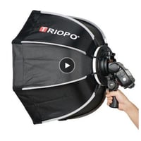 65cm 傘 TORIOPO ソフトボックス ポータブル 八角形 V860II TT600 TT685 YN560 III IV TR-988 フラッシュスピードライト 未使用