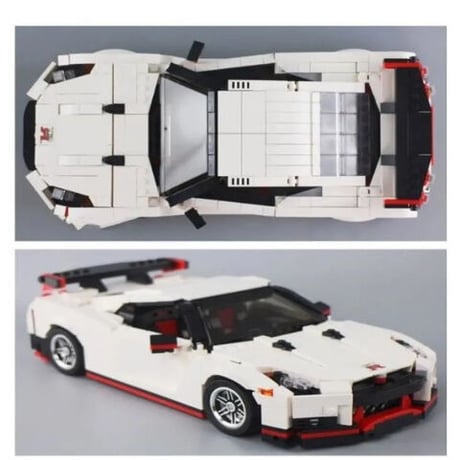 レゴ互換 スポーツカー 13104 日産 GTR R35 レーシングカー おもちゃ ホビー 1024ピース LEGO互換