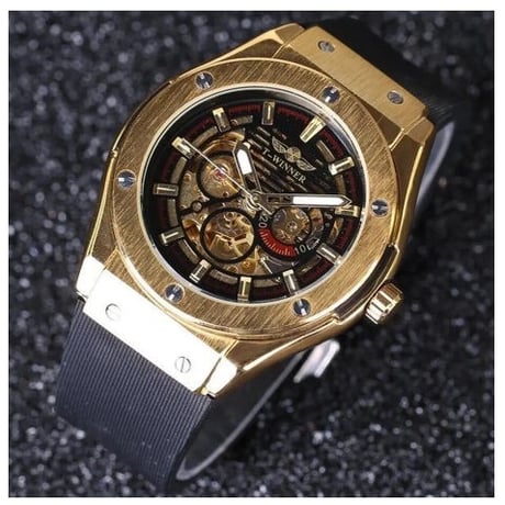 メンズ腕時計 海外トップブランド 高級腕時計 自動 高級ブランド 機械式 スケルトン 3色展開