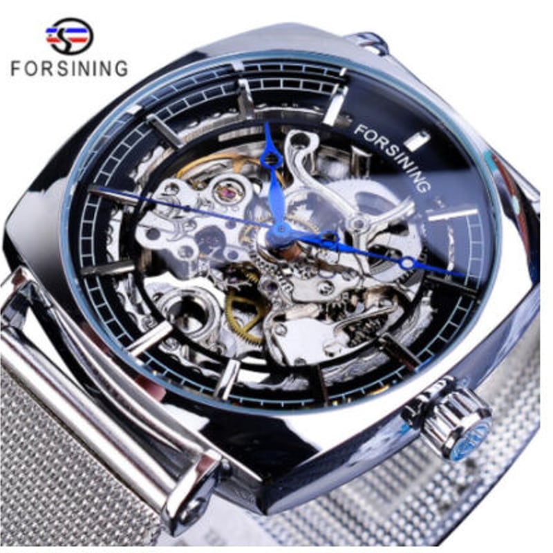 TECHNOS スケルトン 自動巻き 腕時計 TECHNOS（時計） 自動巻き スケルトン テクノス メンズウォッチ