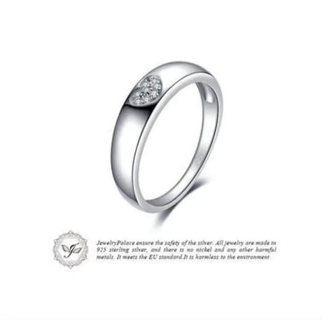 JewelryPalace シンプル キュート ハートリング