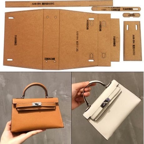 レザークラフト ミニサイズ ハンドバッグ テンプレート