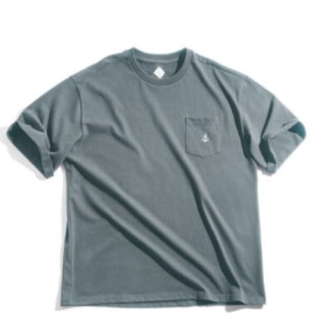 コットン100％ ヴィンテージ デザイン アンカー Tシャツ [2色展開]