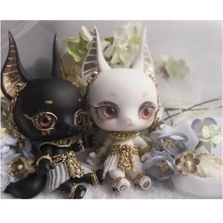 BJD 1/12 ロットアヌビス 眼球付 メイクアップ済 本体のみ ドール 人形