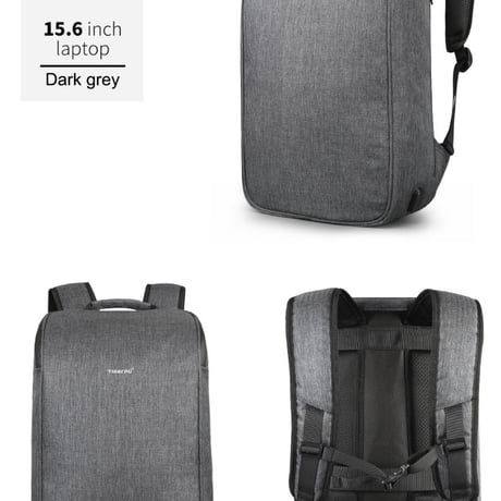 海外ブランド TIGERNU 高品質 防水 旅行 大容量 15.6 インチ ファッション バックパック