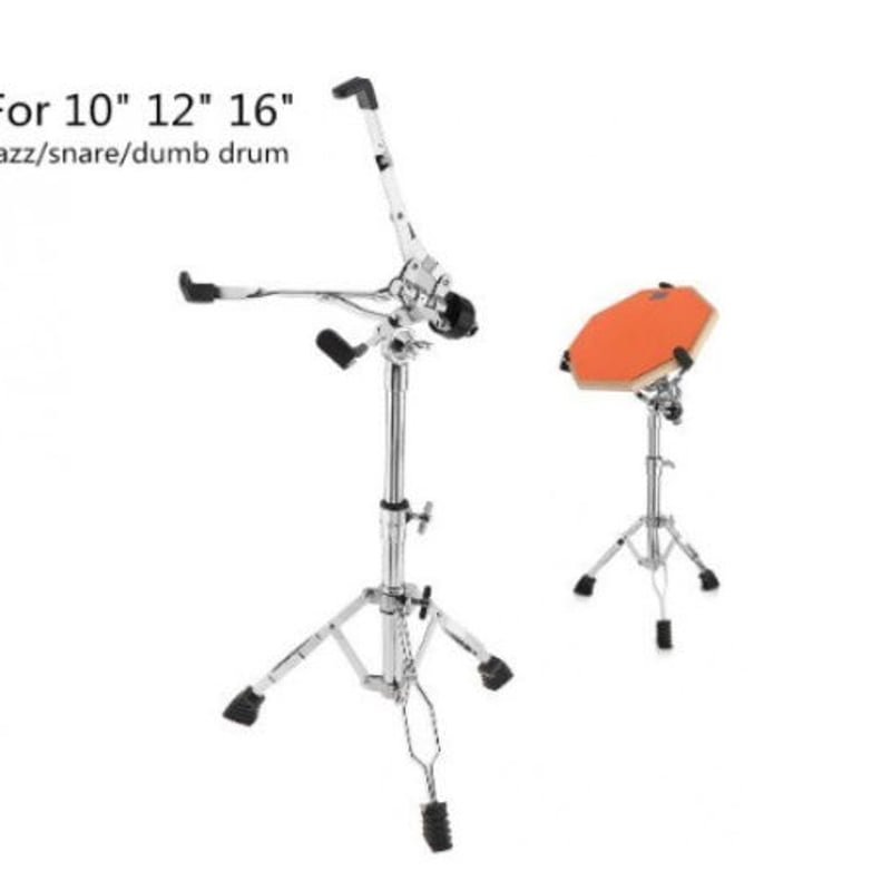 フルメタル 調整可能 折りたたみ 床 ドラム スネアスタンド 10 12 16