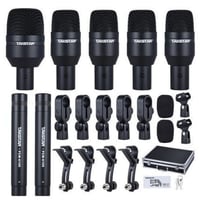 TAKSTAR DMS-D7プロフェッショナル楽器 ドラムセット有線マイクマイクキット アクセサリー付アルミ製キャリング