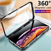 iPhone マグネット ガラス カバー ケース