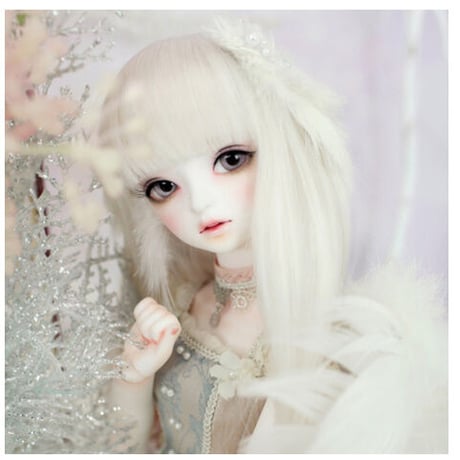 球体関節人形 本体+眼球 メイクアップ済 BJD 1/4 女の子 ソフィア カスタムドール SDサイズ 端整な顔立ち かわいい★