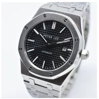 Peter lee 自動巻 機械式腕時計 Mens 40mm ステンレス ブラック 2122