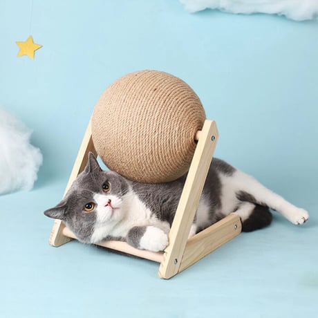 子猫用 スクラッチボール 爪とぎ 家具 壁 保護 爪とぎ対策 猫グッズ 猫のおもちゃ シンプル モダンデザイン