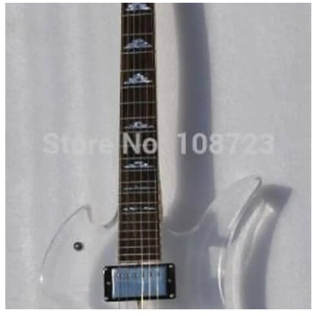 カスタム エレキギターアクリルギター LEDライト guitars ローズウッド fingerbaord メイプルネック 楽器