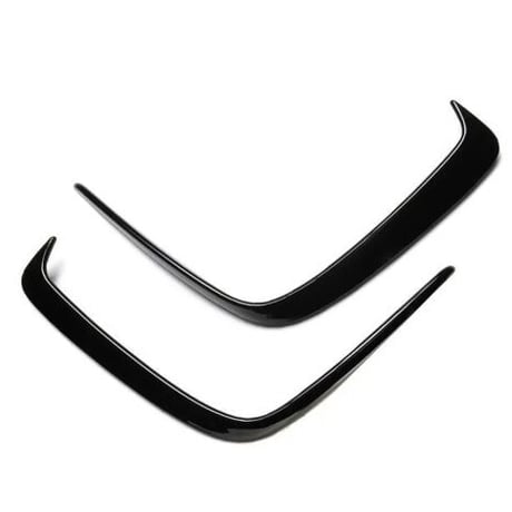 1ペア ベンツ用 バンパースプリッター スポイラー カナード 塗装 ABS後部 W176/A200/A250/A45 AMG 2013-2016 BENZ