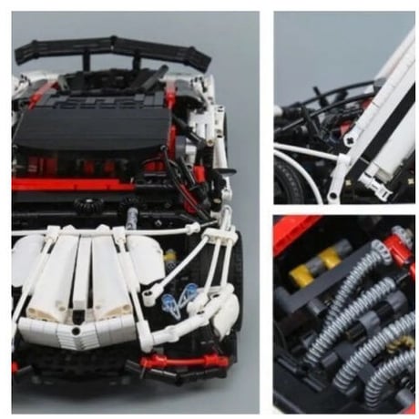 レゴ 互換品 ランボルギーニ アヴェンタドール スーパーカー テクニック MOC  LEPIN LEGO
