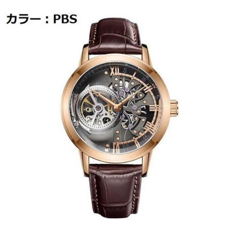 OBLVLO 腕時計　トゥールビヨン　79250318N06S Amazon | OBLVLO メンズ トゥールビヨン 手巻き時計 本革