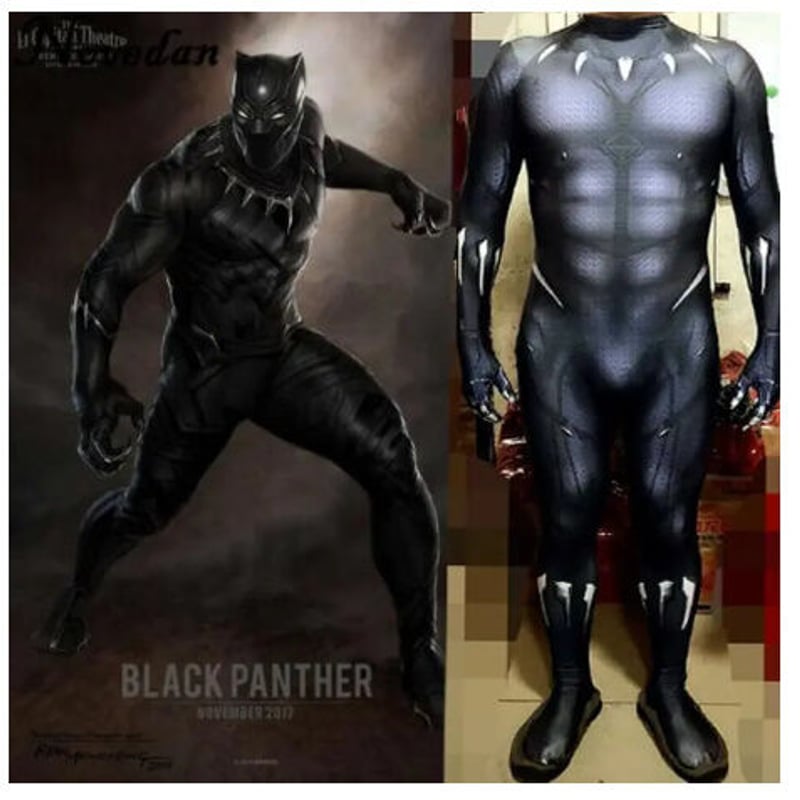 マーベル ブラックパンサー コスチューム コスプレ衣装 ハロウィン