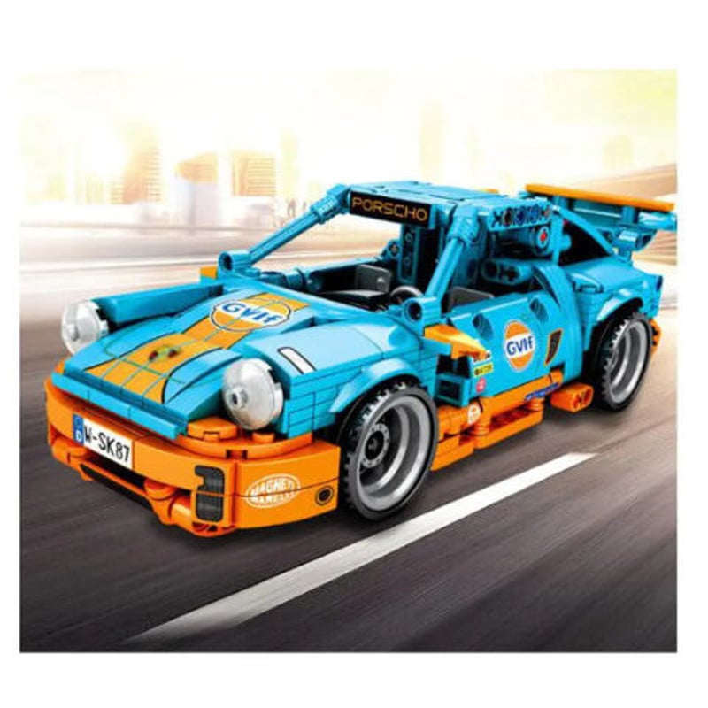 レゴ互換 プルバックカー ポルシェ 911 LEGO互換品 517ピース おもちゃ