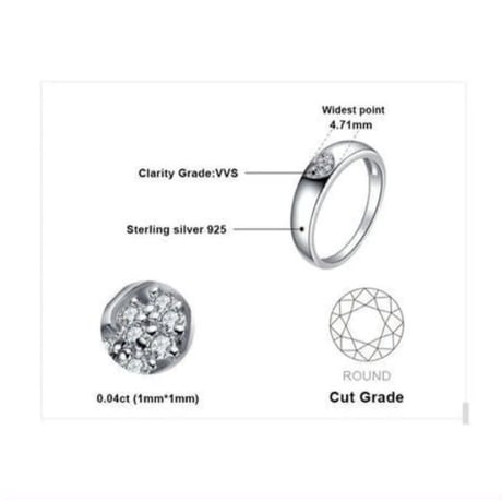 JewelryPalace シンプル キュート ハートリング