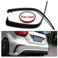 1ペア ベンツ用 バンパースプリッター スポイラー カナード 塗装 ABS後部 W176/A200/A250/A45 AMG 2013-2016 BENZ