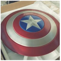 1/1 金属製 合金 シールド 60CM 高品質 コスプレ キャプテンアメリカ用 革ベルト Cosplay 道具
