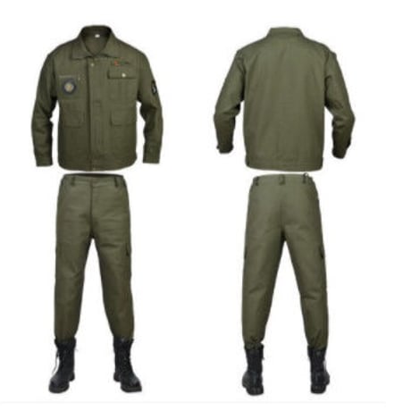 メンズ  耐摩耗性  長袖ジャケット + パンツ ワーキング 作業服 セット