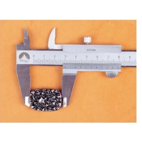 レザークラフト 10個セット 30 × 22mm バイカー パンク 長方形  スケルトン コンチョ