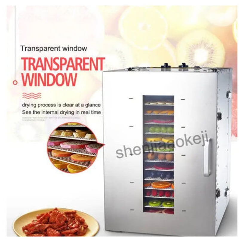 16層 食品乾燥機 ステンレス鋼 ST-02 乾燥フルーツマシン ドライ