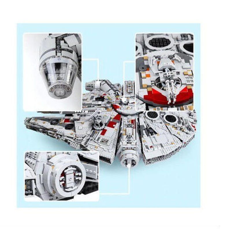 レゴ ブロック 75192 互換品 ミレニアムファルコン スター