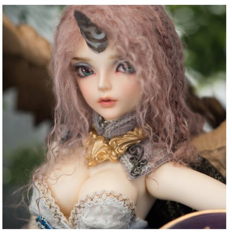 球体関節人形 かわいい 1/4 本体＋眼球＋メイクアップ済み シルカ BJD カスタムドール 女の子 美少女 ミステリアスな雰囲気 選べる6色