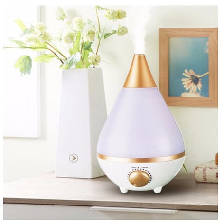 超音波加湿器 3L 大容量 壺型 アロマ 机 アロマ アロマディフューザー 卓上 デスク 静音 ミスト 調整可能 かわいい おしゃれ 人気