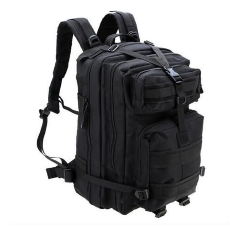 ブラック アウトドア ハイキングキャンプ用45L ミリタリー 戦術