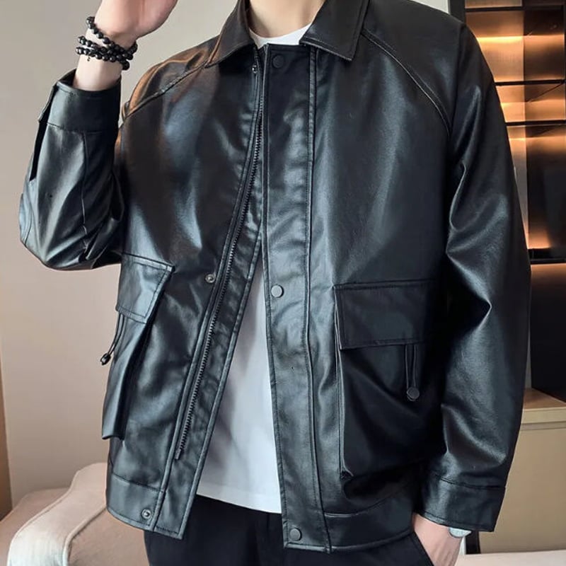 新品未使用】PAMEO POSE2wayレザージャケット PAMEO POSE 2way Leather