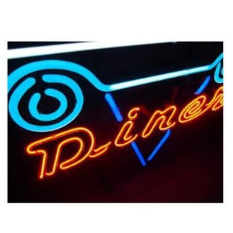 LED ネオンサイン OPEN DINER オープン ダイナー アメリカン 看板 ネオン管 店舗 BAR ガレージ 販促 ディスプレイ