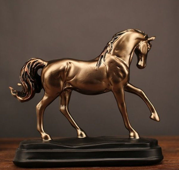 ヴィンテージ風 馬 彫刻 像 置物 | World Planet Market