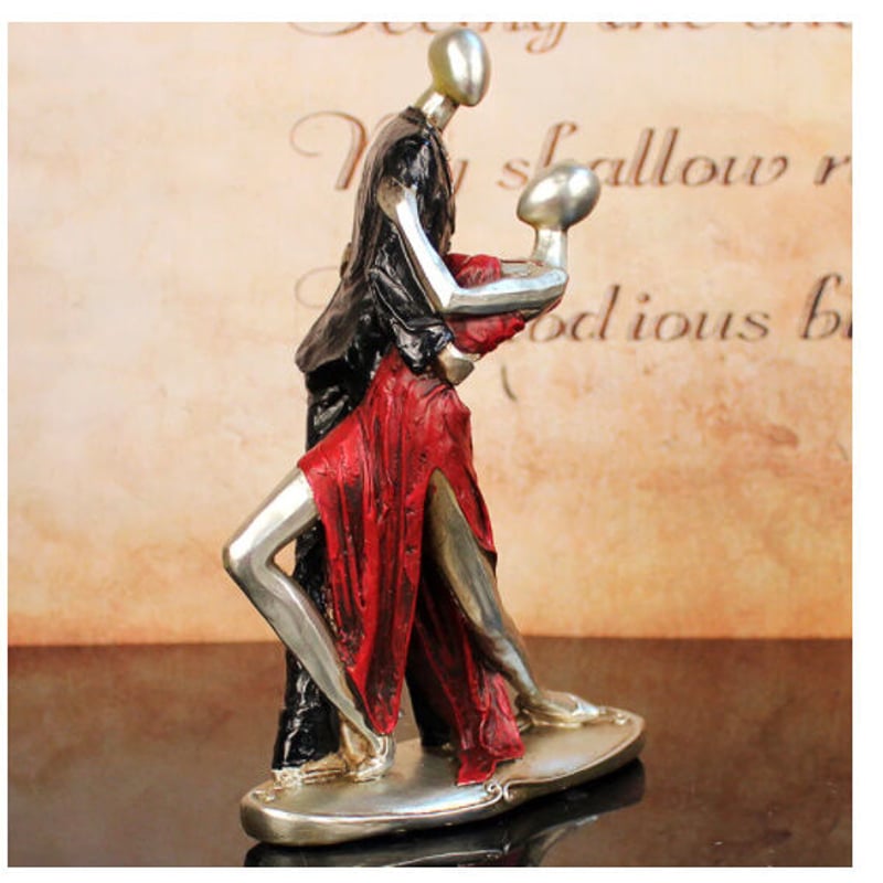 オブジェ】 置物 北欧インテリア ダンス ペア 社交 ソシアルダンス